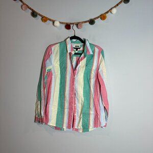 Tommy Hilfiger Relaxed fit striped oversized button down shirt